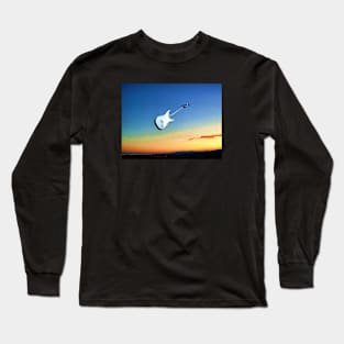 Sky Guitar Long Sleeve T-Shirt